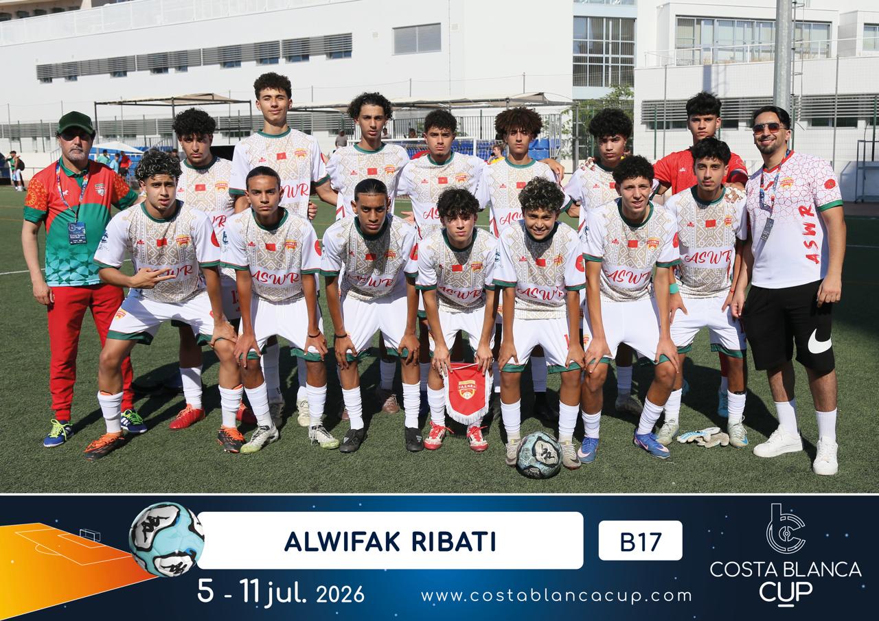 Photo officielle de l'A.S.W.R au Costa Blanca Cup 2026